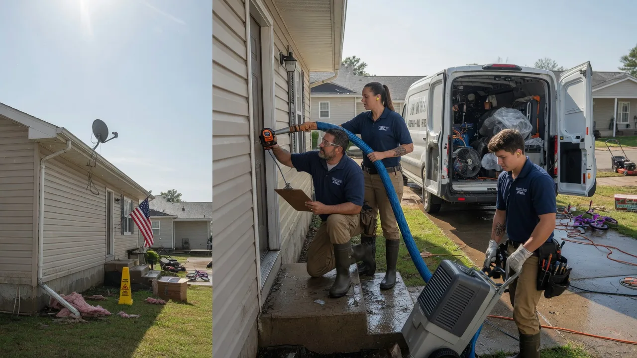 Ceiling Water Damage Restoration in Ecru, MS near me
